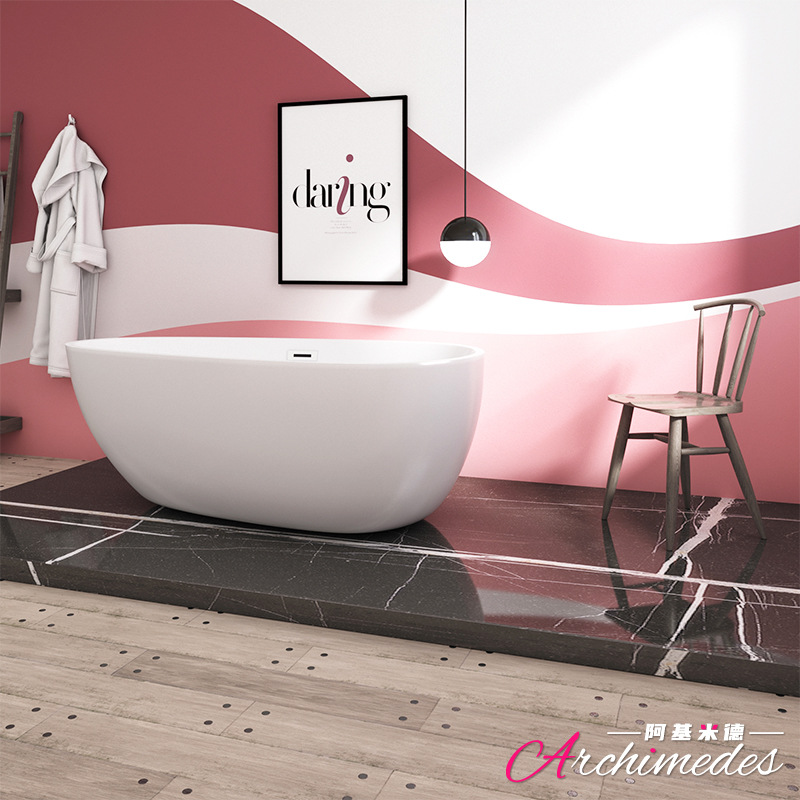 Net red Ins style bath bathtub fashion goose egg independent bathtub AJ-6020 Foshan origin direct supply