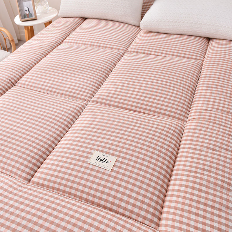 New Yarn-dyed Feather Velvet Mattress Thickened Mattress Cushion Household Upholstered Dormitory Folding Single Double Mattress Class A
