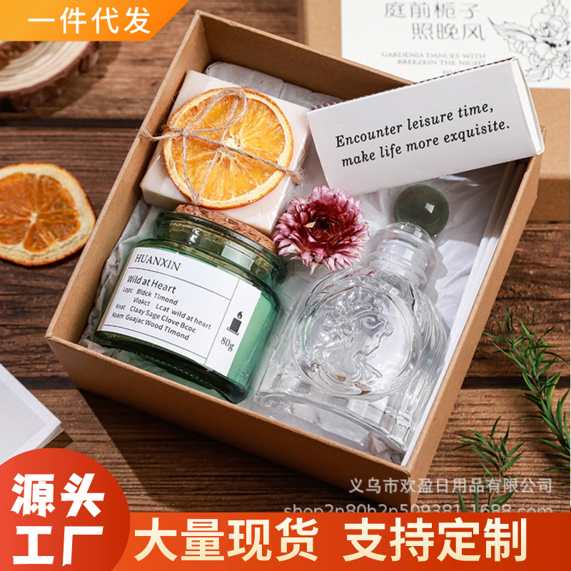 520 набор подарков для Дня Святого Валентина без огня, ароматерапия, свеча с ароматом Мори, подарок для мужчины, девушки, подруги