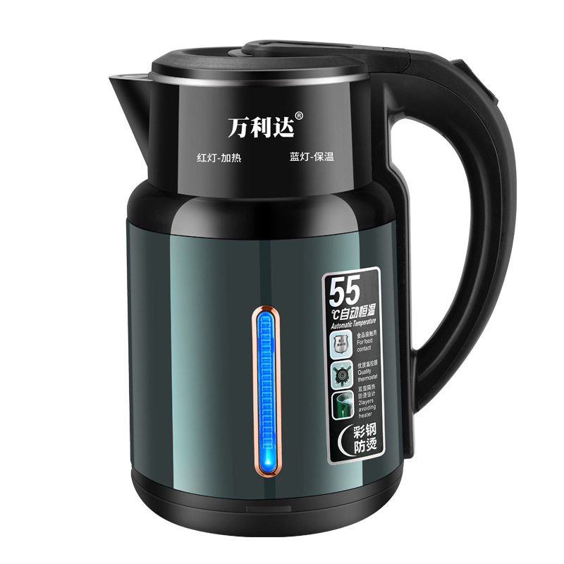 Water Kettle with Integrated Insulation, Automatic Power-Off, Large Capacity, Fast Heating, Stainless Steel Kettle for Home Use