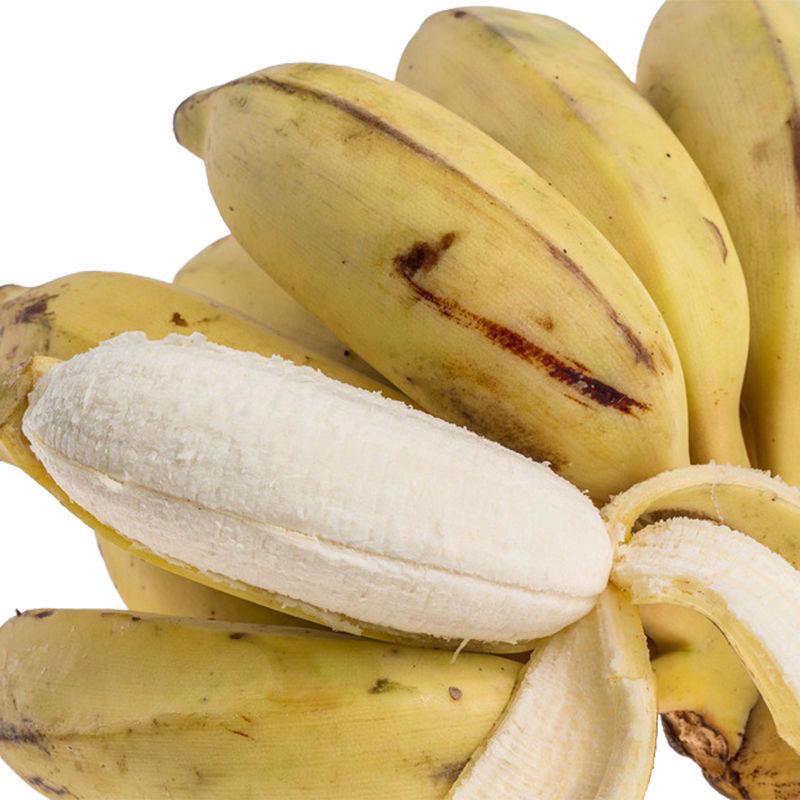 Guangxi Xiaomi Bananas Wholesale Whole Box Plantain Non-Dried Banana Hainan Banana Direct Supply from the Farm Free Shipping Naturally Ripe Fruit