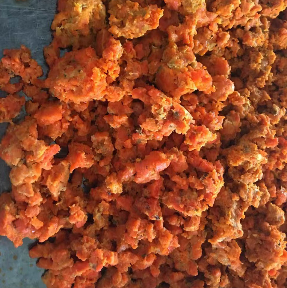 Freshly Opened Crab Roe, Sea Crab Roe, Frozen Commercial Wholesale Pure Crab Roe for Noodles, Soup, and Dumpling Filling