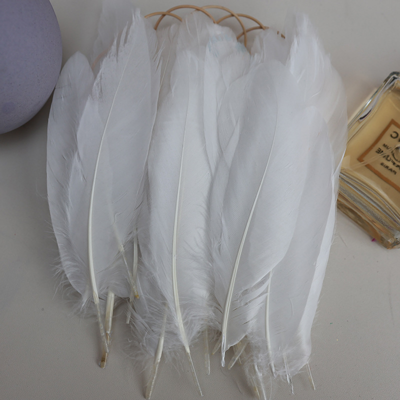 Feather Wholesale Macaron Goose Feathers Kindergarten DIY Colorful Feathers Large Floating Decorative Art Class Materials
