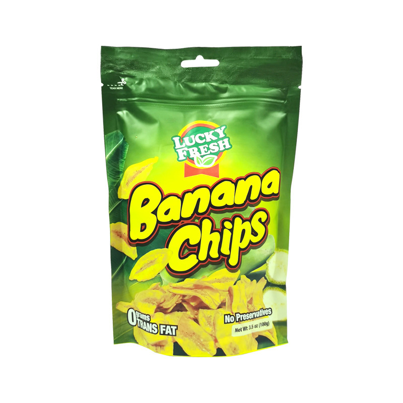 Philippines Imported Lucky Nafiq Banana Chips Internet Celebrity Casual Snacks New Year's Fruit Dried Banana 100g