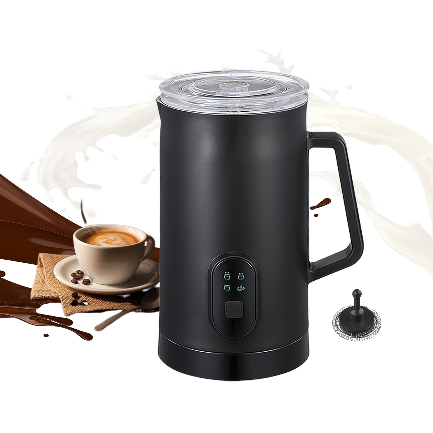 Milk Frother Cross-border Household 2025 Milk Foaming Machine Milk Heating Foaming Machine Milk Foaming Machine Electric Automatic