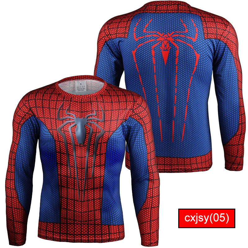 Cross-Border Quick-Drying Long-Sleeved American-Style Sports Tight-Fitting Combat Clothing Elastic Sports Fitness Coach Autumn and Winter Sportswear Customization