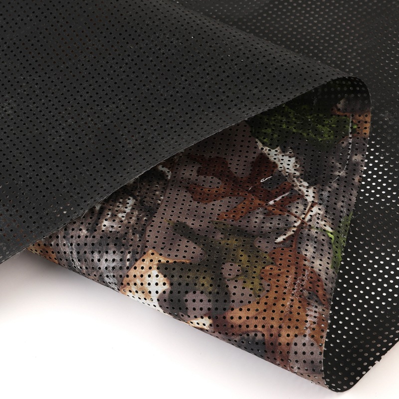 Punching Tent Fabric with Laser Punching, Outdoor See-Through Fabric Punching, Various Types of Pattern Processing