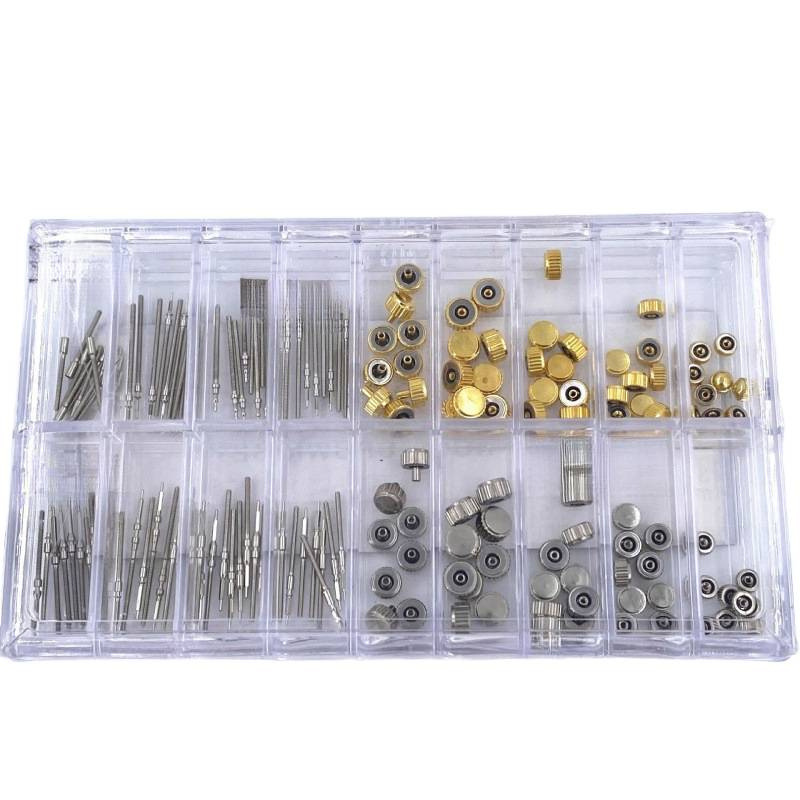 Boxed Copper High-Quality Precision Waterproof Watch Crown with Lever for Time Adjustment Watch Accessories