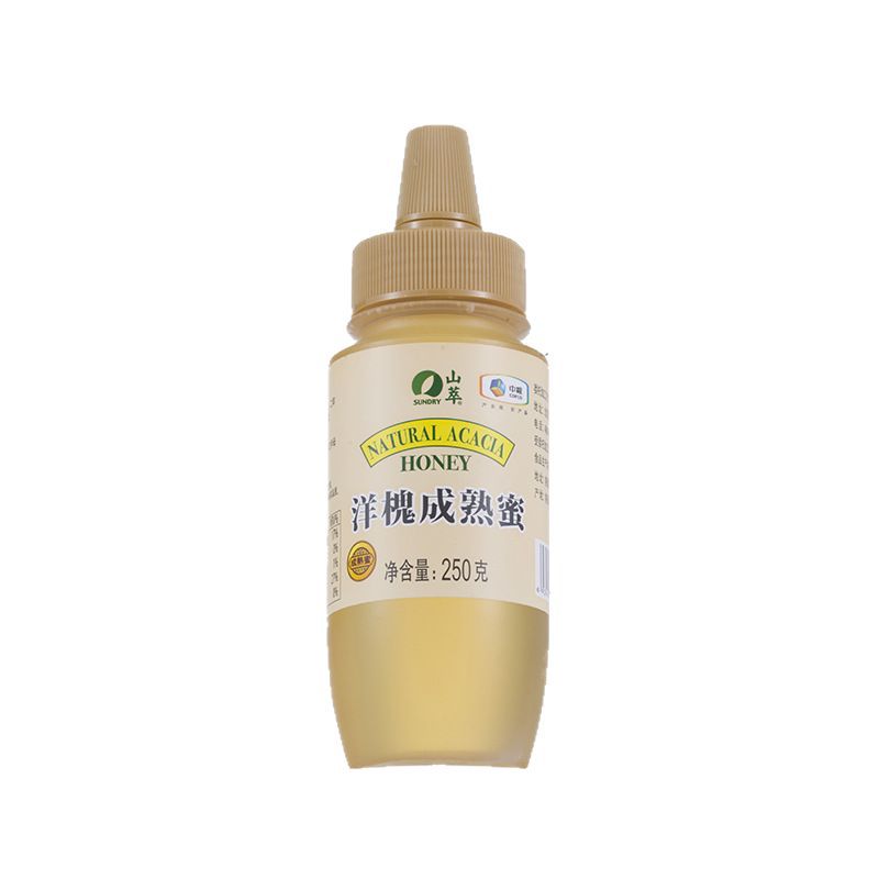 Cofco Shancui Acacia Mature Honey 250g Honey Household Flush Pure Honey No Additives Portable Squeeze Plastic Bottle