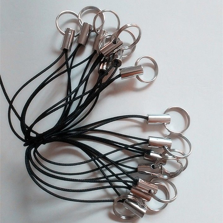 diy Handmade Jewelry Double Ring Mobile Phone Rope Mobile Phone Accessories Jewelry Pendant Rope Jewelry Accessories Doll Doll Hanging