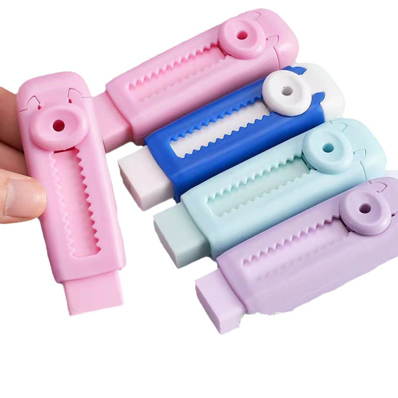 [Production Manufacturer] Push-Pull Eraser, Push Eraser Does Not Shed Slag, Retractable Eraser, Primary School Student Eraser