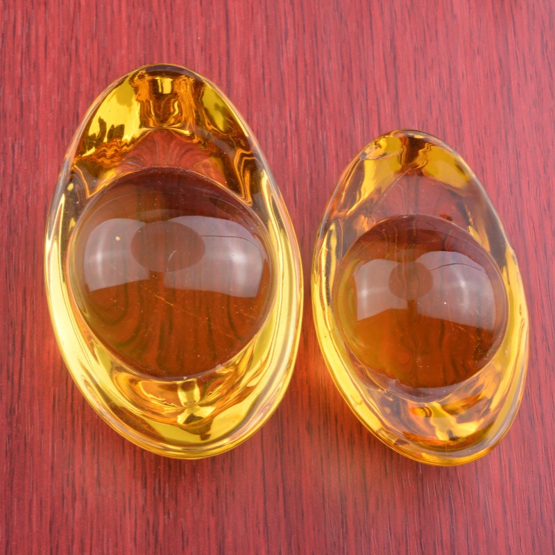 Home Decoration Feng Shui Ornaments Glazed Small Ingot Citrine Ingot Holiday Event Gifts Gold Ingot Wholesale
