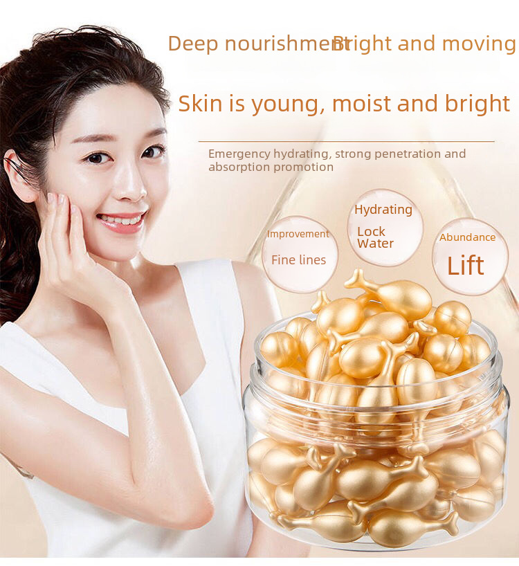 Qianyaxi Fullerene Placenta Essence Capsule Hydrating Moisturizing Brightening Skin Tender White Repair Factory Wholesale