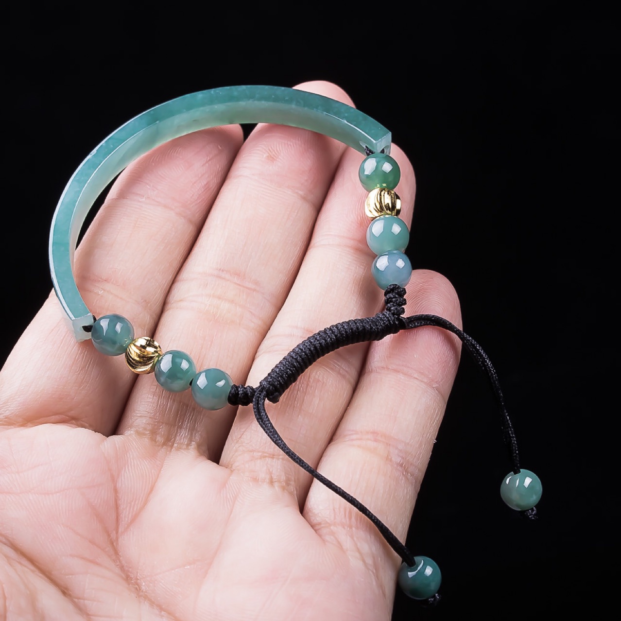 Браслет из высококачественного натурального нефрита A-Grade для женщин, браслет синий моряк, модные ювелирные изделия оптом