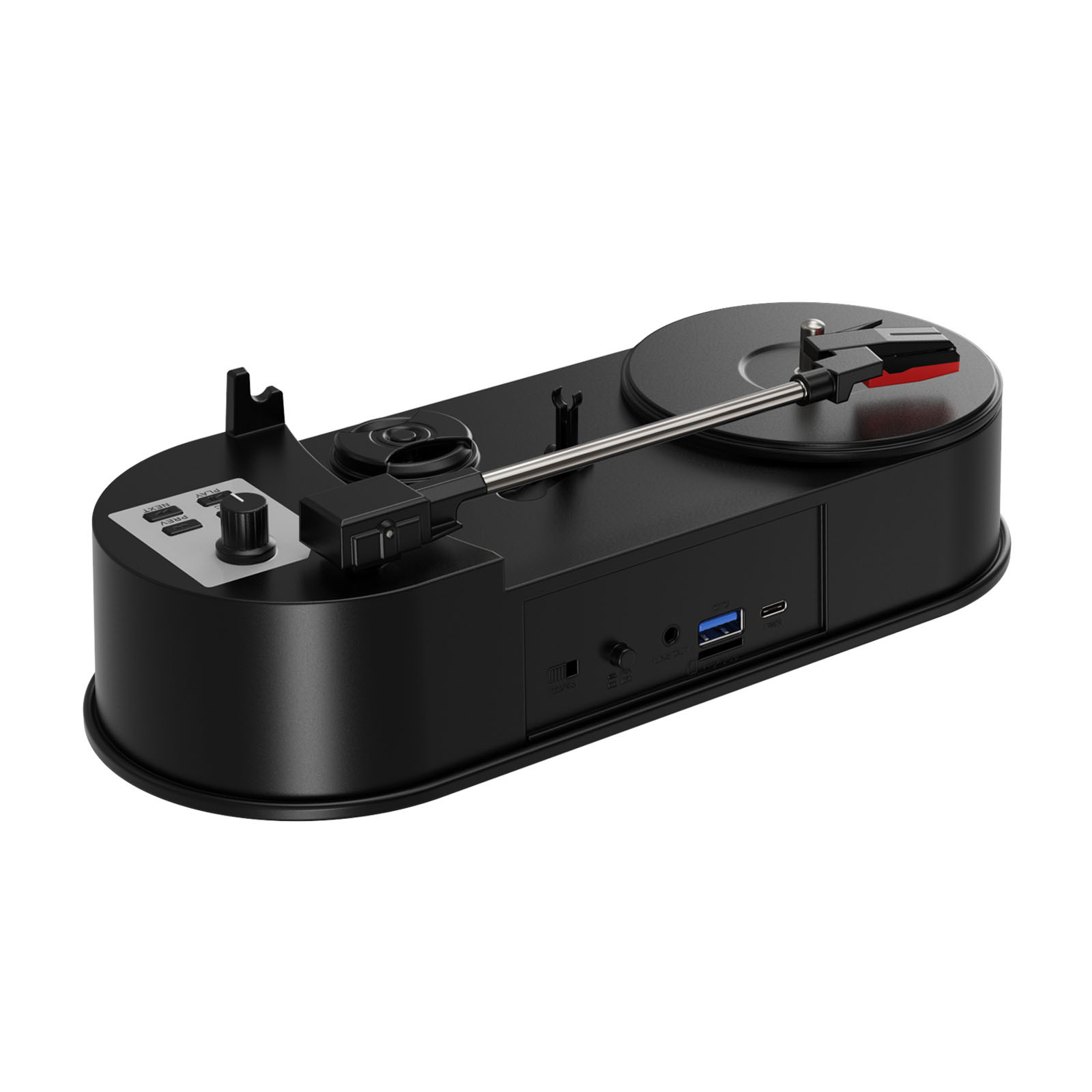 Factory Direct Sales Mini Record Player Vinyl Record Player Converts to Mp3 Without Computer Ezcap613 Retro Gift