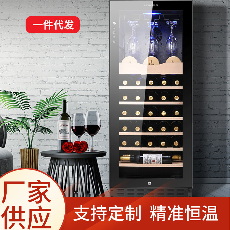 Винный шкаф из нержавеющей стали 158L, бытовой, винный бар, коммерческий, встроенный, интеллектуальный электронный, увлажняющий, оптовая продажа