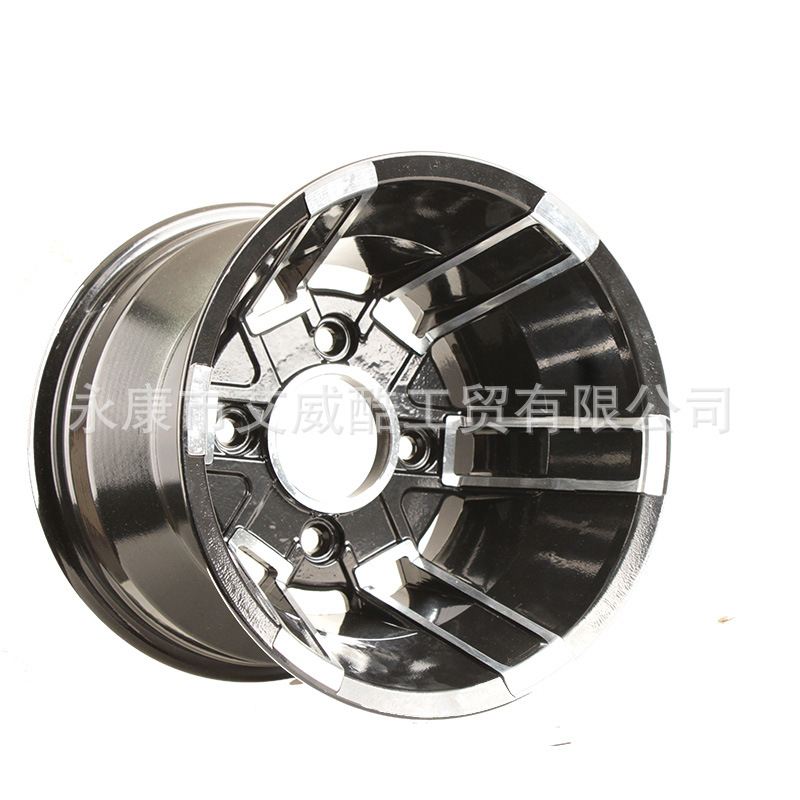 All-Terrain Beach Vehicle 10inch Front and Rear Aluminum Wheels for 23X7-10 Tires and 22X10-10 Tires