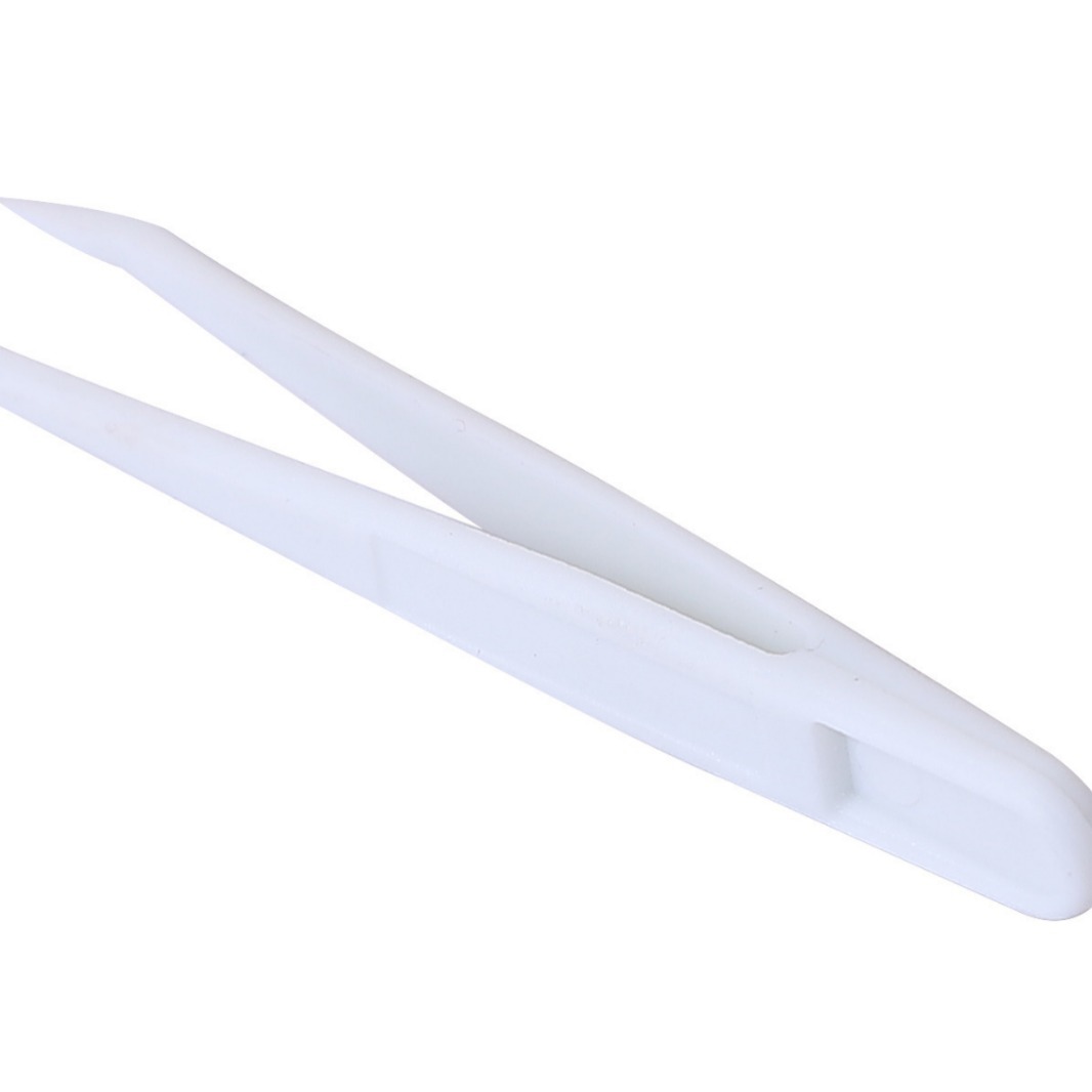 8cm Straight Head Colorful Handbook Clip Plastic Bag Sticker Guka Tweezers Plastic Tweezers Hard Tweezers