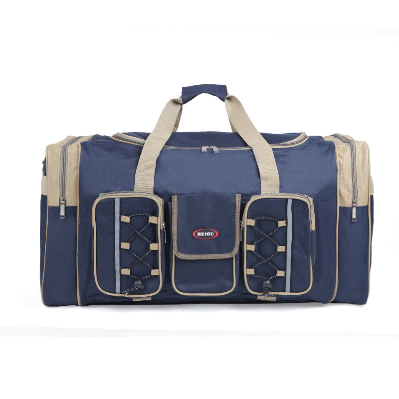 Large-Capacity Clothing Bag, Men's Luggage Bag, Checked Folding Moving Bag, Storage Bag, Large Travel Bag, Extra Large Luggage Bag