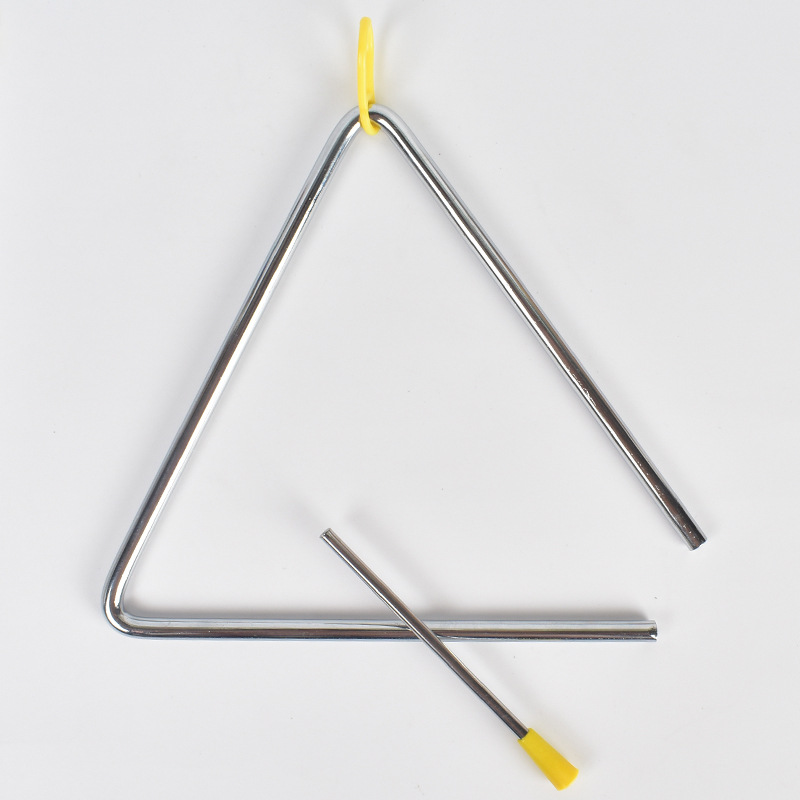 Orff percussion triangle bell music teaching aid 45678 inch triangle