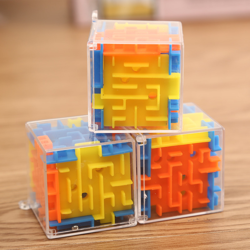 Mini maze ball early education puzzle maze toy children 3d walking beads maze rotating puzzle Rubik's cube wholesale hot sale