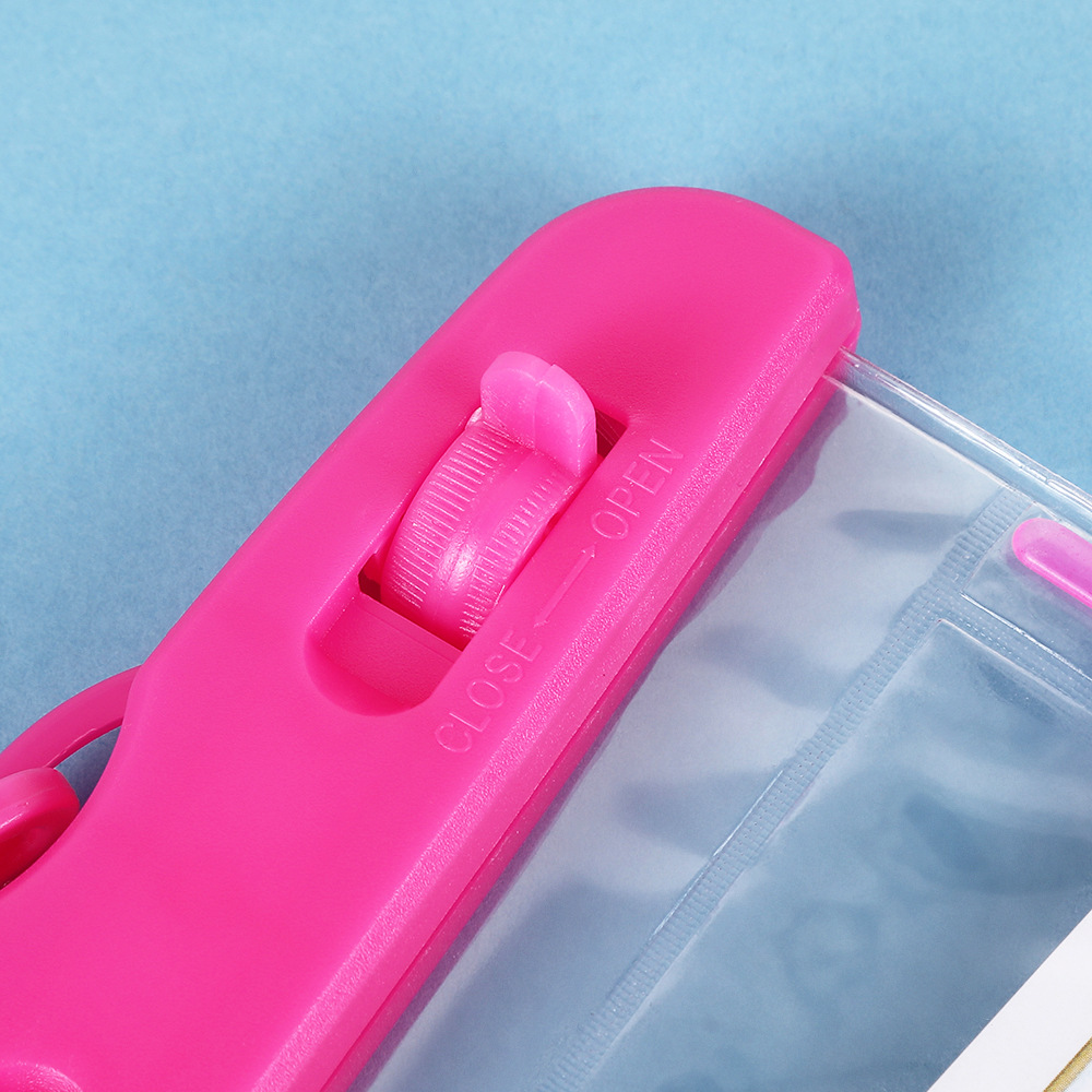 Luminous Mobile Phone Waterproof Bag Pvc Transparent Touch Screen Rainproof Sealed Cover Outdoor Sports Hanging Neck Mobile Phone Case