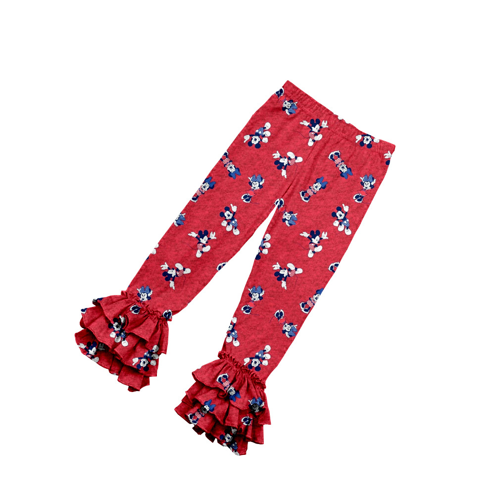 High-Quality Foreign Trade Children's Clothing Printed Children's Cute Creative Custom Autumn Trousers