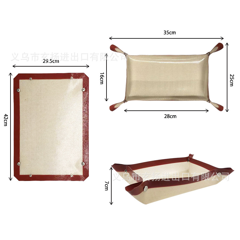 Spill-proof silicone baking mat high temperature resistant oven baking mat fondant baking mat mold button oven mat