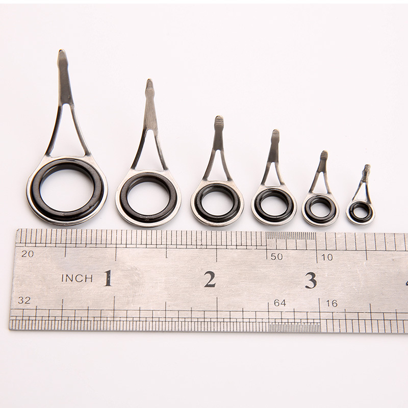 Металлическое керамическое кольцо для удочки, аксессуары, одинарная нога