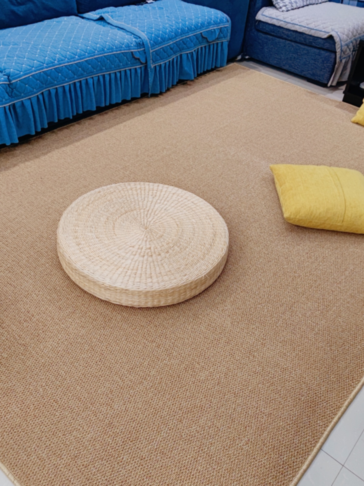 Имитированный сизалевый коврик, для студийной фотографии, гостиной, спальни, кухни, водопоглощающий, нескользящий, для клетки кота