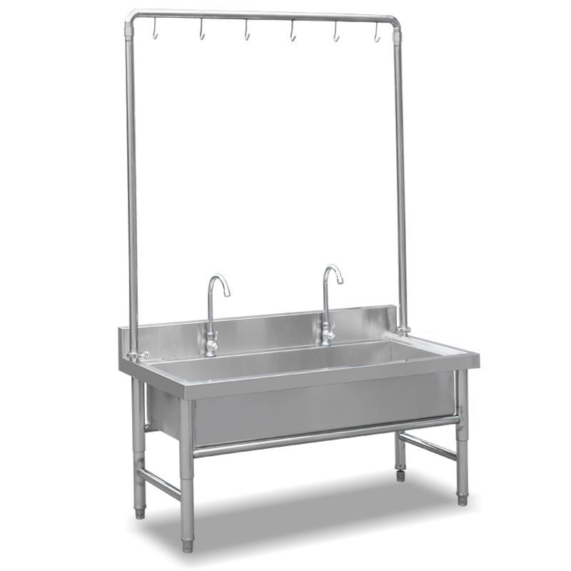 Stainless steel mop pool School hospital kitchen mop Pool Unit restaurant canteen with hook draining mop pool