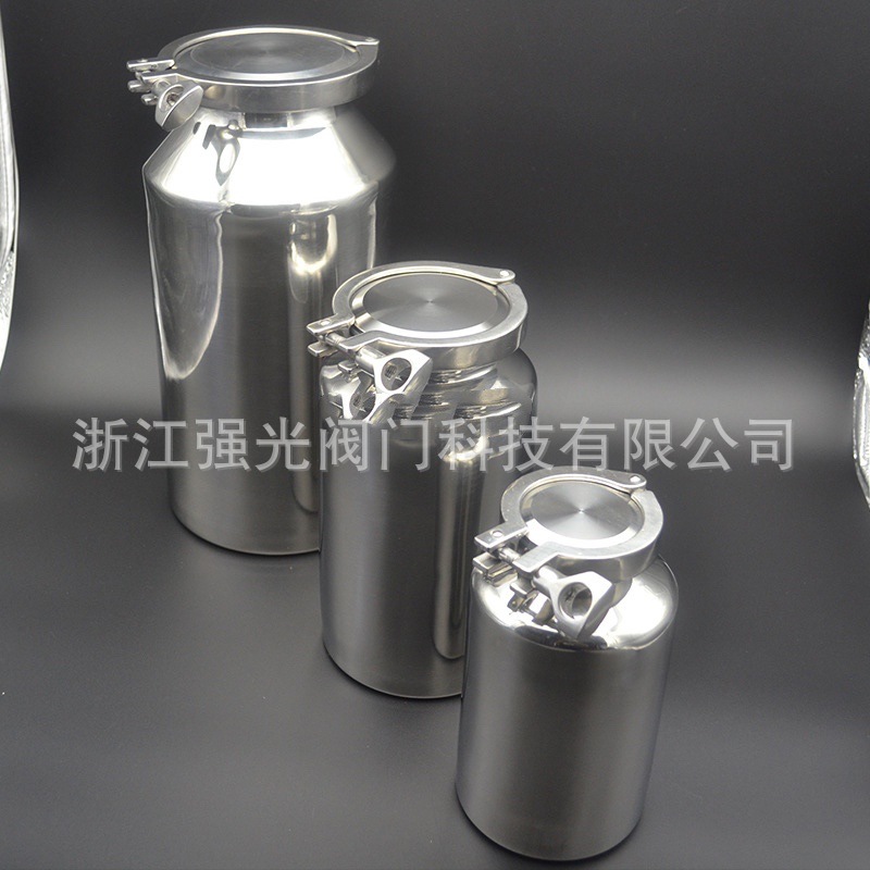 Clamp Sealed Liquid Storage Tank, Long Distance Travel Transport Sealed Liquid Tank, Sanitary Clamp Sealed Container