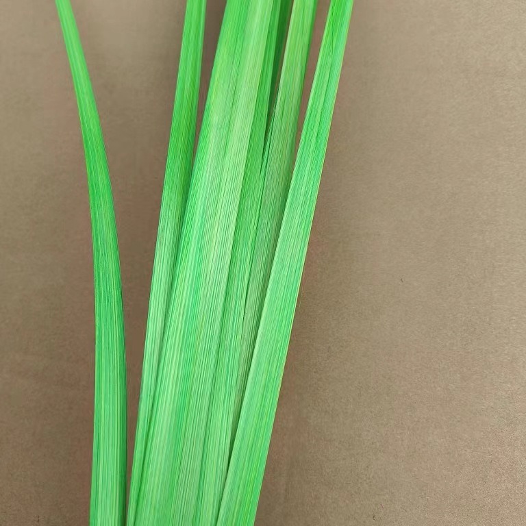 Handmade bamboo strips bamboo silk manufacturers wholesale bamboo weaving processing bamboo fan diy material bag children's handmade bamboo painting