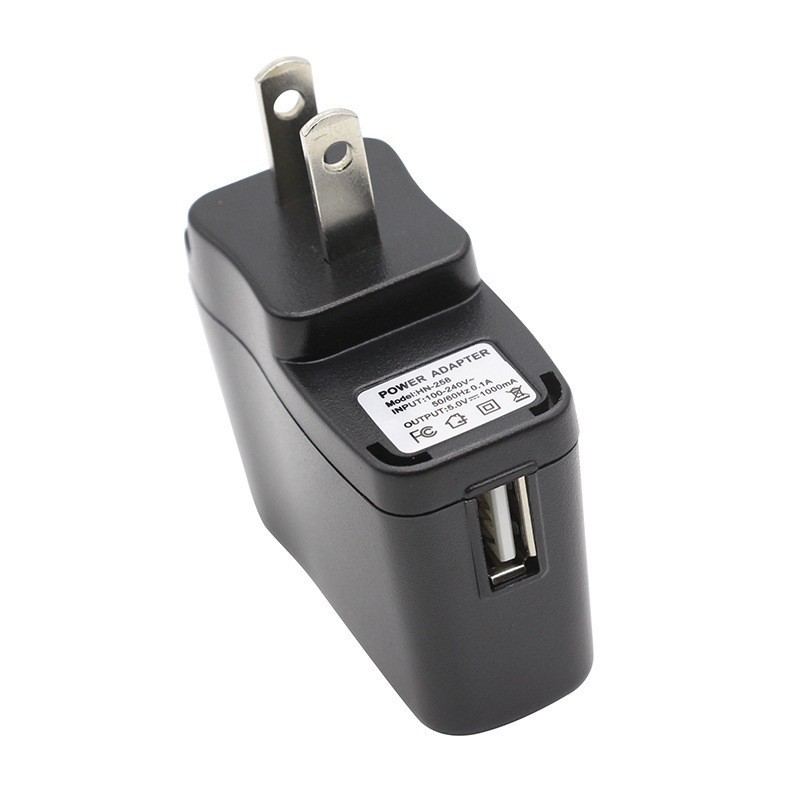 USB Intelligent Variable Lamp Charging Head 5v1a Charger 500 mA US Regulations Old Man Machine Fast Charging Head Power Adapter
