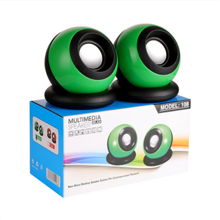 Wired USB computer small stereo desktop laptop mini desktop home office subwoofer speaker wholesale