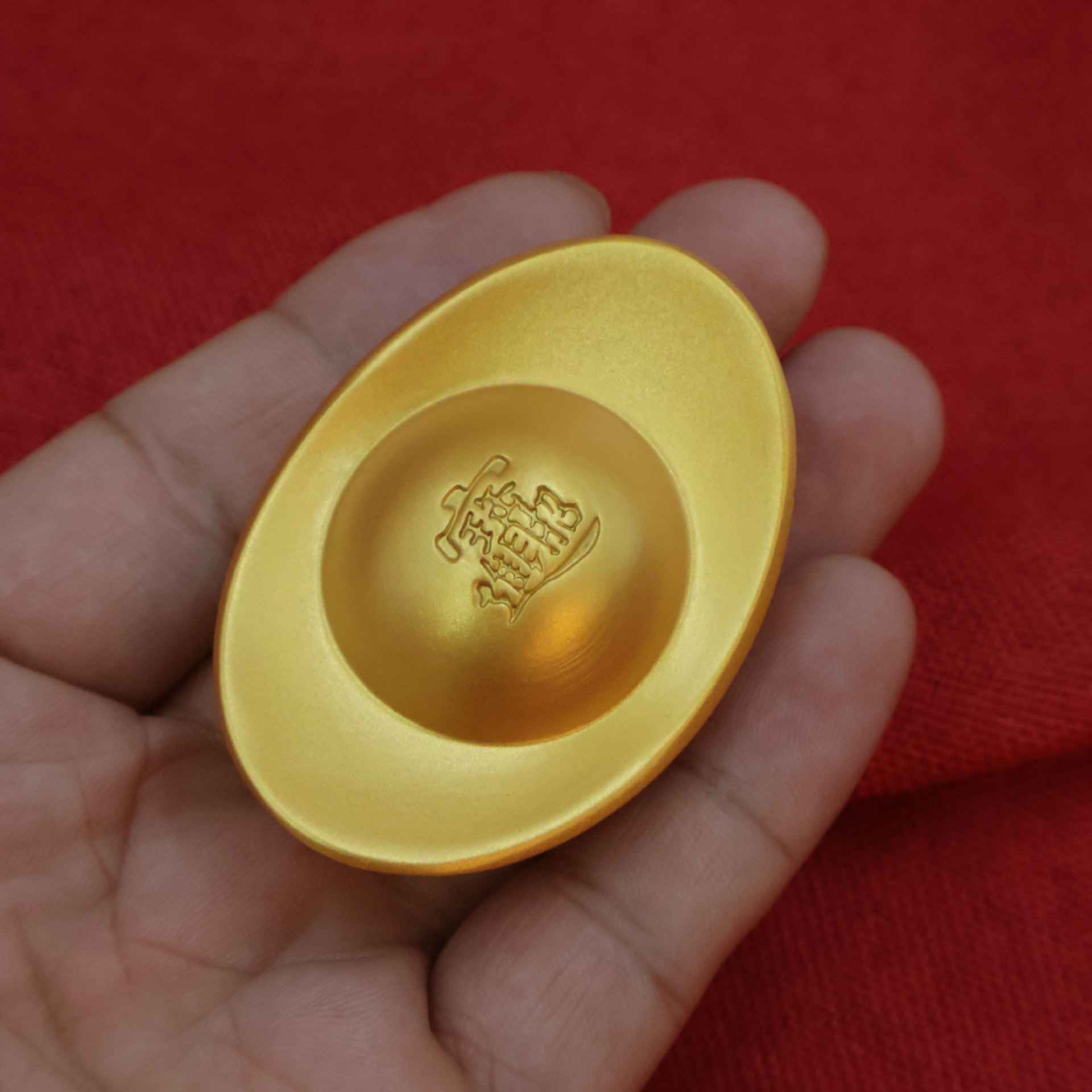 Brass Solid Sand Gold Copper Gilt Ingot Copper Ornaments Living Room Cornucopia Decorations Opening Housewarming Gifts