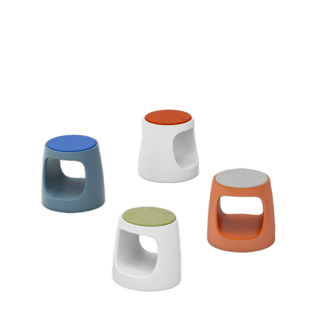 Multifunctional Plastic Music Stool Three Sitting Injection Molded Music Stool Drawer Storage Music Stool Building Blocks Chorus Stool