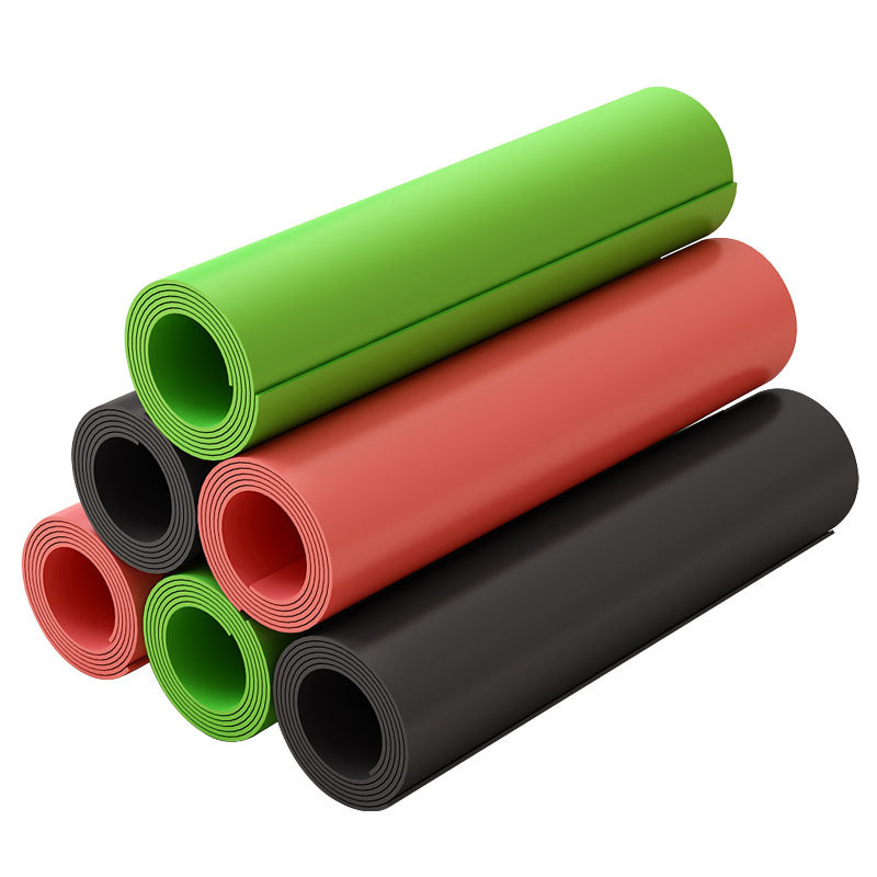 Power Distribution Room Floor Insulation Rubber Sheet High Voltage 10Kv Insulation Rubber Mat Wear-Resistant Anti-Slip Insulation Rubber Mat Rubber Sheet