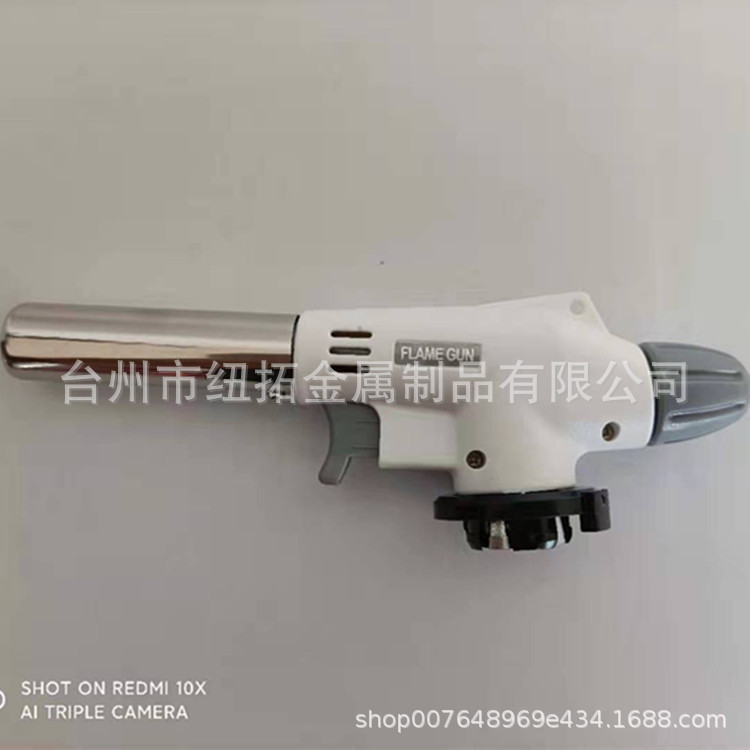 920 Cassette Flame Gun Household Pig Hair Baking Artifact Outdoor Barbecue Camping Style Ignition Gun Windproof Igniter