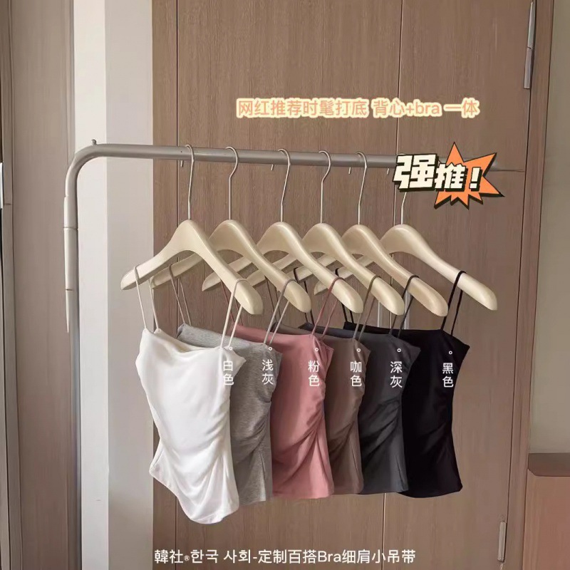 Модный и стильный топ с встроенными чашечками для женщин, подходит для лета, универсальный и стройнящий, топ-трубка