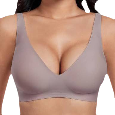 Cross-Border Foreign Trade Underwear for Women, Large Size, Seamless, Wire-Free, Comfortable Full-Cup Bra, Amazon Girl Bra