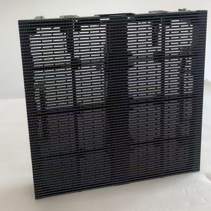 Manufacturers Process Customized P3.91-P7.82Led Transparent Screen Led Glass Window Screen Led Arc Transparent Screen