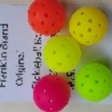 Cross-Border Pe Rotational Molding Ball Franklin Pickleball One-Piece 40-Hole Frosted Rotational Molding Pickleball
