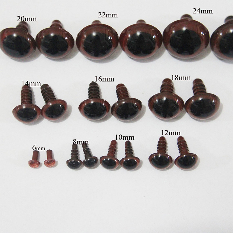 New Brown Crystal Eye Fabric Accessories Coffee Color Eyeball Tea Color Doll Toy Eye Accessories DIY Accessories