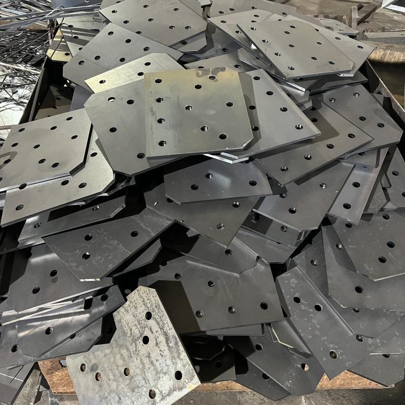 Foshan Manufacturer Custom-Made Embedded Parts with Good Steel Plate Welding Performance, Hot-Dip Galvanized Construction Steel Structure