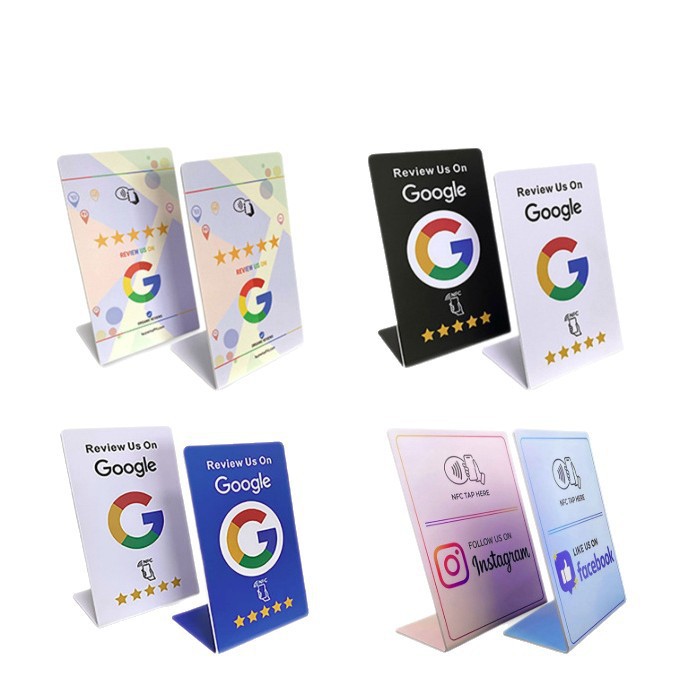 Tap Nfc Stand Nfc Review Card Google Stand Review Card Desktop Sensor Card Bendable Stand Shenzhen