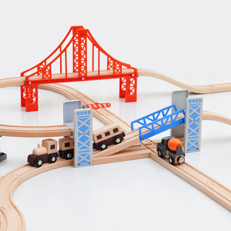 Wooden Thomas Train Bulk Track Accessories Track Bridge Series Track Scene Educational Toys