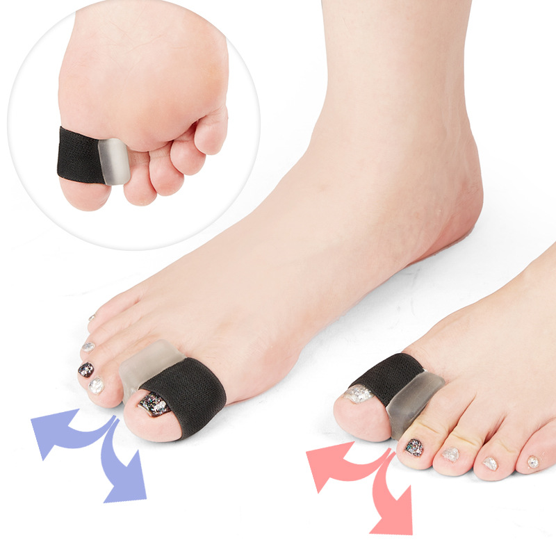 Thumb valgus orthosis factory big foot bone overlap toe separator soft invisible day and night use wearable shoe separation