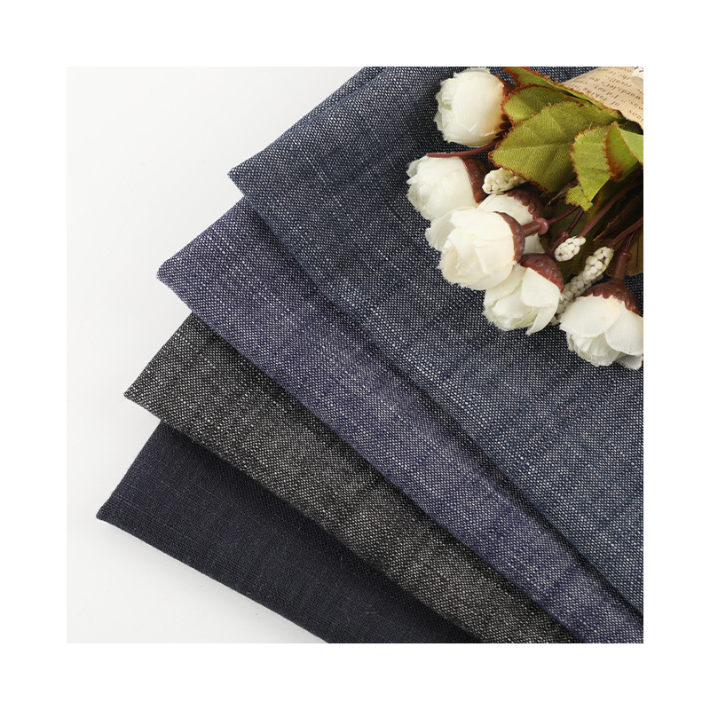 New Product 190g Linen Blended Tr Suit Polyester Fiber Fabric Autum Women's Suit Suit Fabric