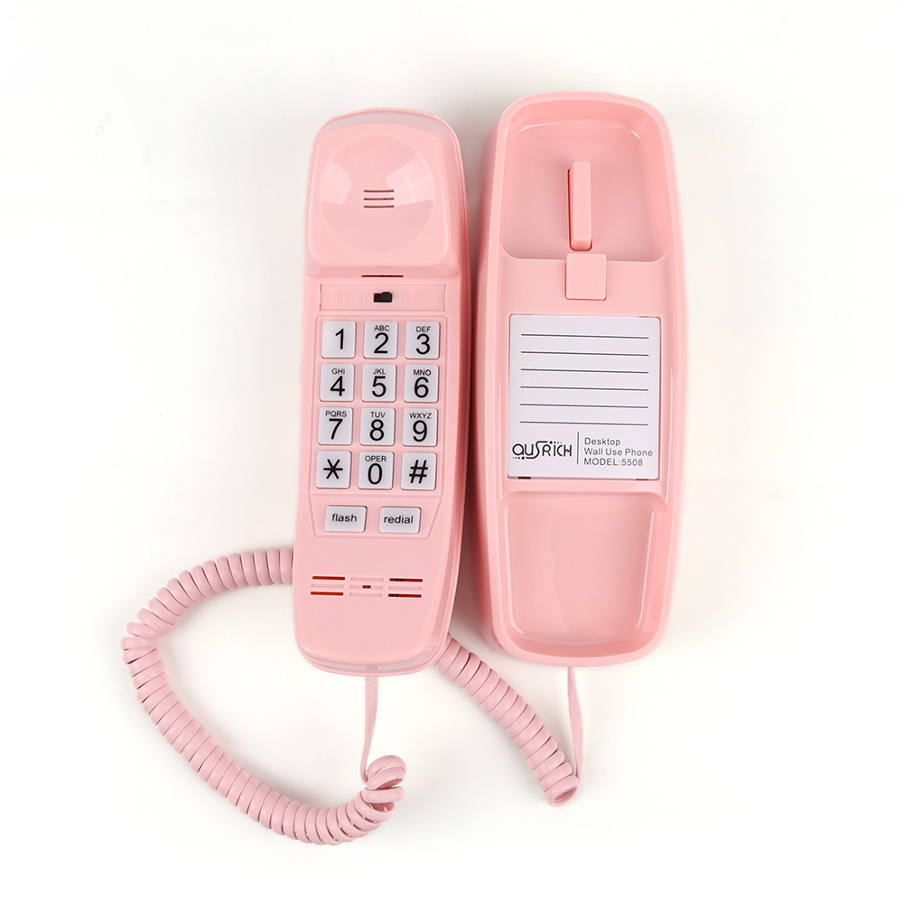 Cross-border e-commerce is specially for wired fixed telephones with large buttons and large volume adjustable wall extension in English